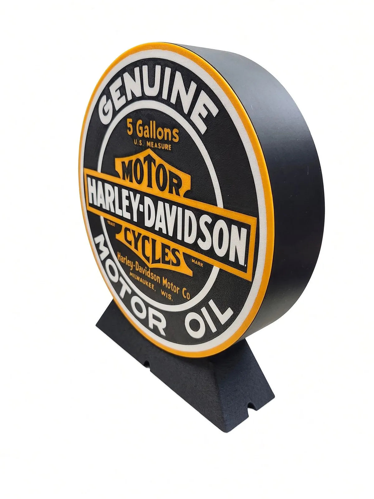 Harley Davidson LED Lightbox (round) sign.