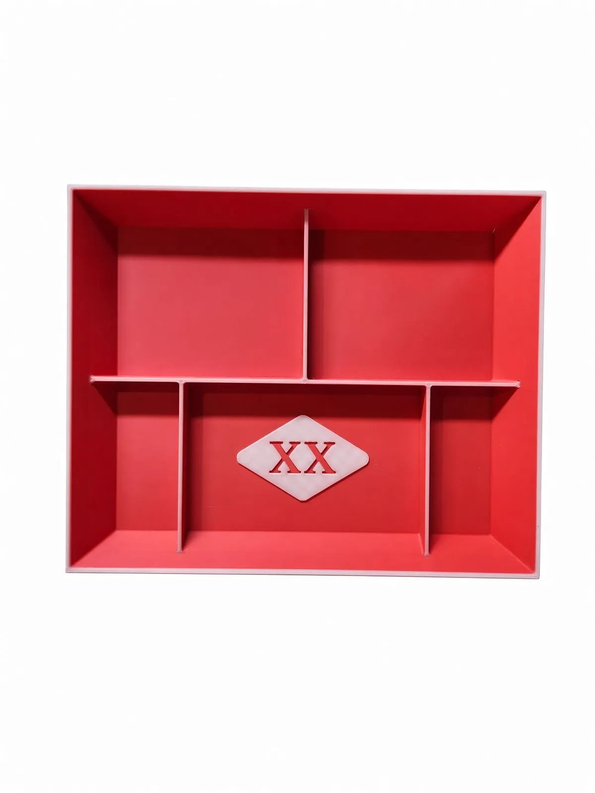 CASE XX EDC xx tray - GLOW IN THE DARK - red