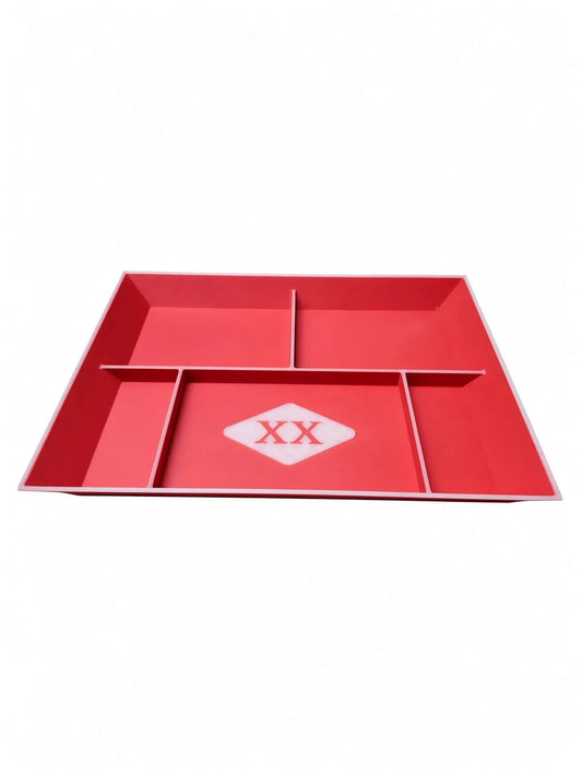 CASE XX EDC xx tray - GLOW IN THE DARK - red