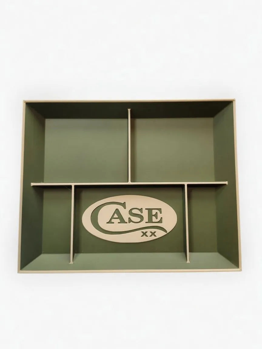 CASE XX EDC tray - green/tan